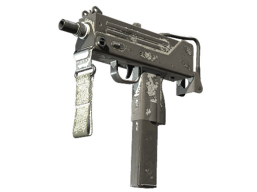 MAC-10 | Snow Splash (Battle-Scarred)
