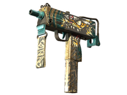StatTrak™ MAC-10 | Cat Fight (Battle-Scarred)
