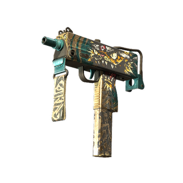 MAC-10 | Cat Fight (Battle-Scarred)