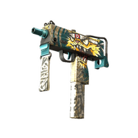 MAC-10 | Cat Fight (Well-Worn)