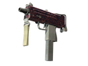 MAC-10 | Red Filigree (Well-Worn)