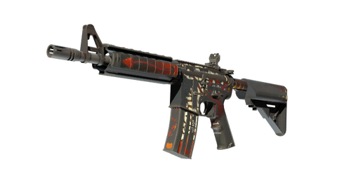 StatTrak™ M4A4 | Hellfire (Battle-Scarred)