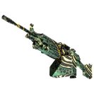 StatTrak™ M249 | Emerald Poison Dart (Minimal Wear)