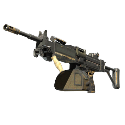 Miniatura de StatTrak™ Negev | Desert-Strike (Battle-Scarred)