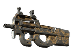 P90 | Desert Halftone (Battle-Scarred)