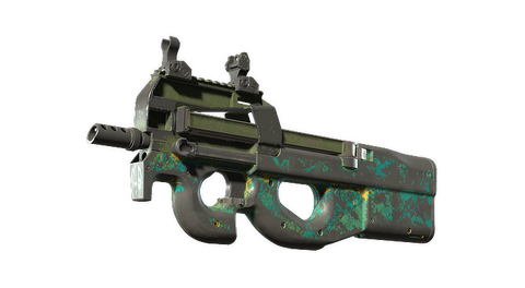 P90 | Mustard Gas (Battle-Scarred)