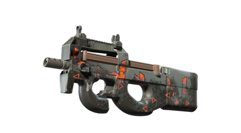 StatTrak™ P90 | Trigon (Well-Worn)