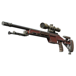Souvenir SSG 08 | Red Stone (Battle-Scarred)