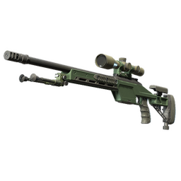 Souvenir SSG 08 | Green Ceramic (Field-Tested)