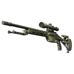 Souvenir SSG 08 | Lichen Dashed (Well-Worn)