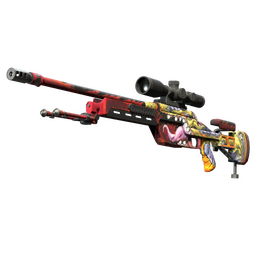Souvenir SSG 08 | Bloodshot (Minimal Wear)