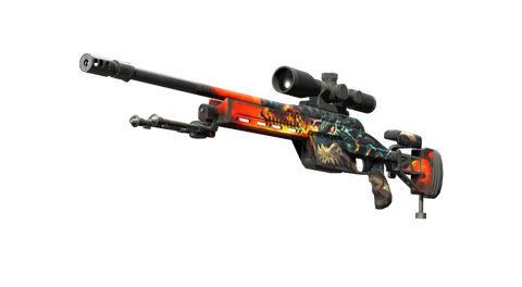 StatTrak™ SSG 08 | Dragonfire (Field-Tested)