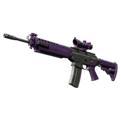 Miniatura de SG 553 | Ultraviolet (Battle-Scarred)