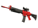 SG 553 | Candy Apple (Well-Worn)