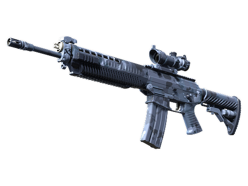 SG 553 | Night Camo (Minimal Wear)