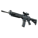 SG 553 | Waves Perforated (Battle-Scarred)