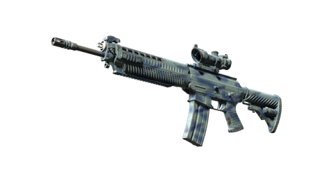 StatTrak™ SG 553 | Wave Spray (Field-Tested)