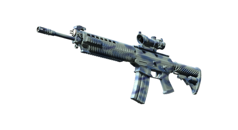 SG 553 | Wave Spray (Minimal Wear)