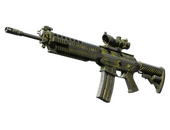 Сувенирный SG 553 | Крокодиловая сетка (Закалённое в боях)