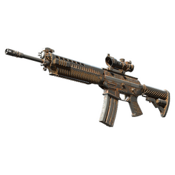 Souvenir SG 553 | Safari Print (Battle-Scarred)