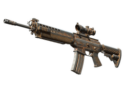 SG 553 | Safari Print (Battle-Scarred)