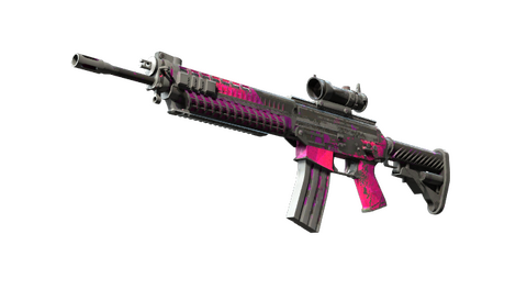 SG 553 | Pulse (Battle-Scarred)