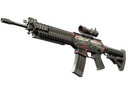 SG 553 | Cyberforce (Battle-Scarred)