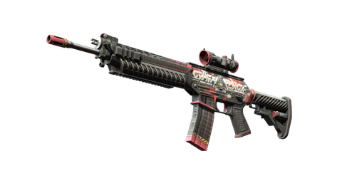 StatTrak™ SG 553 | Cyberforce (Minimal Wear)