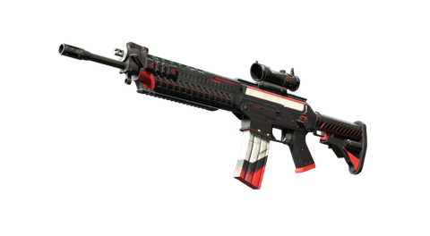 StatTrak™ SG 553 | Cyrex (Well-Worn)