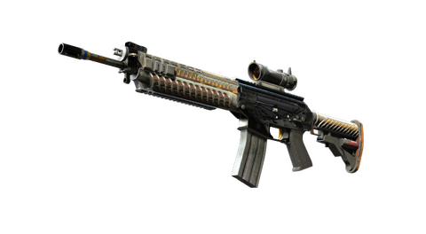 StatTrak™ SG 553 | Aerial (Well-Worn)