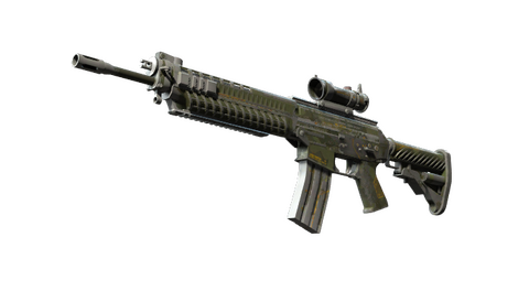 SG 553 | Atlas (Battle-Scarred)
