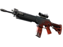 SG 553 | Darkwing (Battle-Scarred)