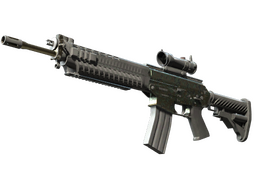 SG 553 | Army Sheen (Field-Tested)