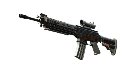 SG 553 | Heavy Metal (Minimal Wear)