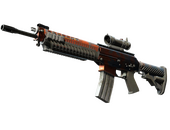 StatTrak™ SG 553 | Danger Close (Battle-Scarred)
