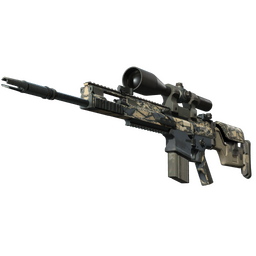 Souvenir SCAR-20 | Stone Mosaico (Well-Worn)