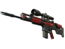 SCAR-20 | Crimson Web (Well-Worn)