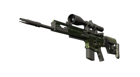 SCAR-20 | Green Marine (Well-Worn)