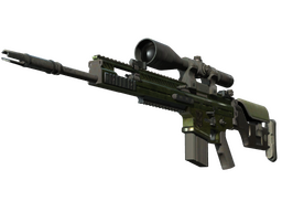 SCAR-20 | Green Marine (Battle-Scarred)