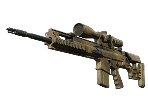SCAR-20 | Sand Mesh (Com Muito Uso)