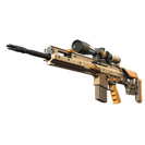 SCAR-20 | Short Ochre (Minimal Wear)