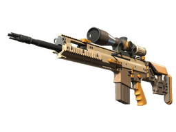 SCAR-20 | Short Ochre (Minimal Wear)