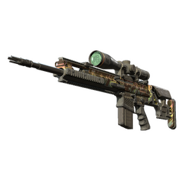 Souvenir SCAR-20 | Caged (Battle-Scarred)