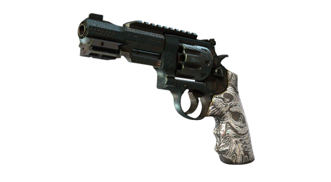 StatTrak™ R8 Revolver | Bone Forged (Well-Worn)