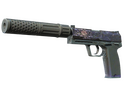StatTrak™ USP-S | Black Lotus (Battle-Scarred)