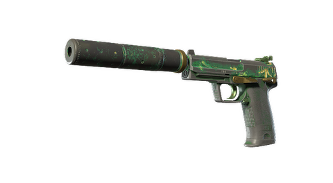 USP-S | Tropical Breeze (Battle-Scarred)