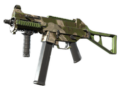 UMP-45 | Green Swirl (Field-Tested)
