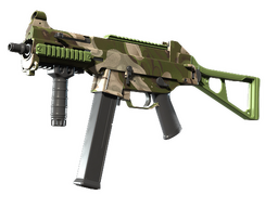 UMP-45 | Green Swirl (Minimal Wear)