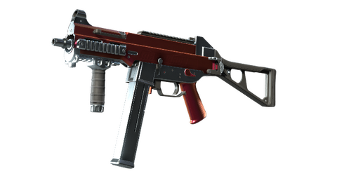 UMP-45 | Crimson Foil (Minimal Wear)