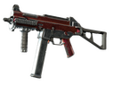 UMP-45 | Crimson Foil (Battle-Scarred)